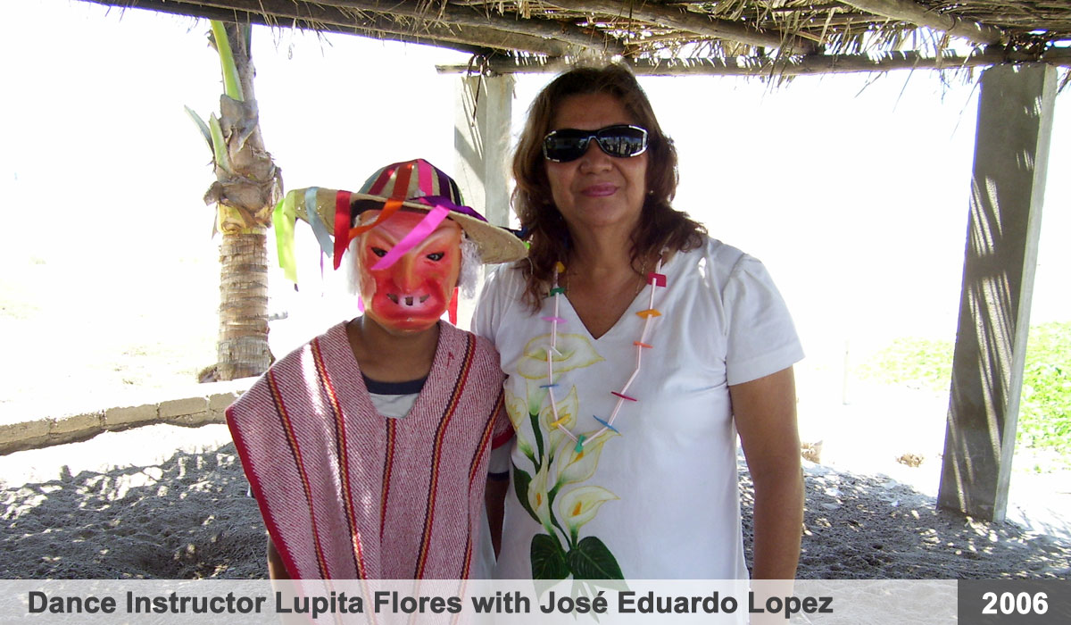 Eduardo Lopez in Costume for the "Baile de los Viejitos"  - Marsh Children's Home Event